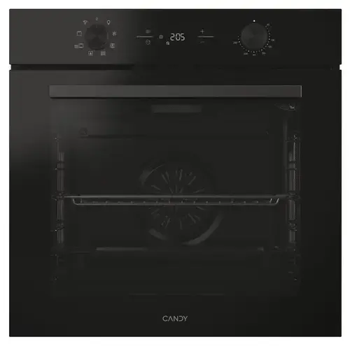 Cuptor incorporabil Candy Bake 600 CA6 N3T1HTB, Electric, 78 l, 9 functii, Clasa A+, Ventilator, hOn (Negru)