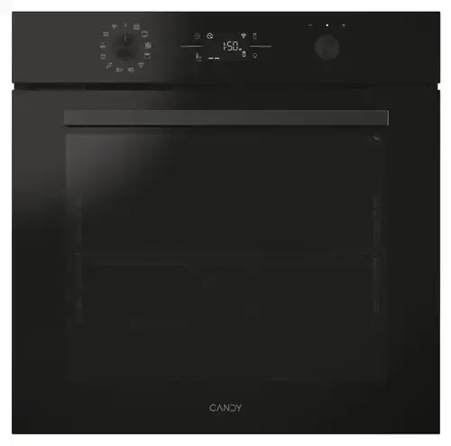 Cuptor incorporabil Candy CA6 NP5B3CTB, 78 litri, Clasa A++, Smart View UX, Tehnologie No Preheat, Conectivitate Wi-Fi + BLE, 6 niveluri de gatire (Negru)
