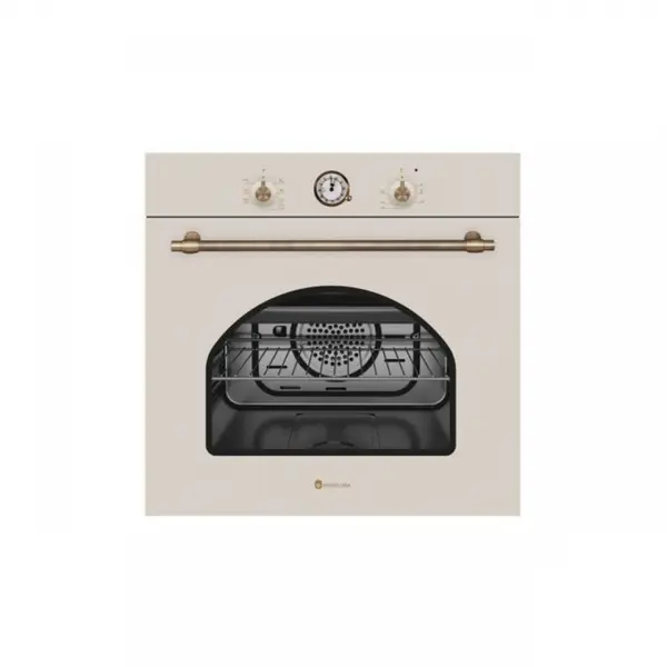 Cuptor Incorporabil Electric, Studio Casa Dolce Vita Rustic, FEDV60BG, Clasa energetica A, 6 functii, Grill, Ventilator