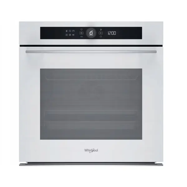 Cuptor incorporabil electric Whirlpool WOI5S8PM2SWA, 73 l, Pirolitic + hidrolitic, Clasa A+, AirFry, FlexiClean, Alb