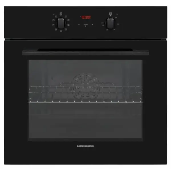 Cuptor incorporabil Heinner HBO-V659GCDRC-GBK, Multifunctional, 9 functii, 69 l, Grill, Clasa A, Negru