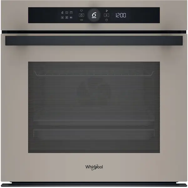Cuptor incorporabil Whirlpool WOI4S8CM1SEA, Electric, Autocuratare catalitica, 73 l, 6th Sense, Bej