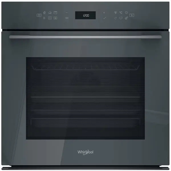 Cuptor incorporabil Whirlpool WOI78HT1SSGA, Electric, Autocuratare hidrolitica, 73 l, Clasa A+, 6th Sense, Stardust grey glossy