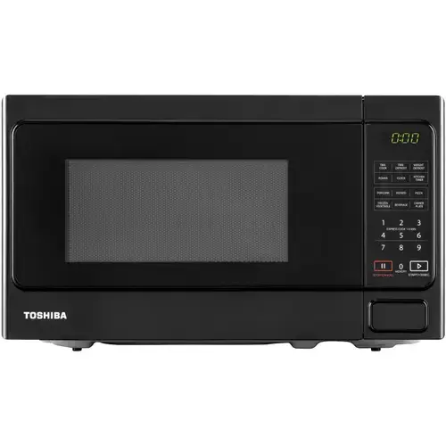 Cuptor microunde Toshiba MM-EM20PBK, 20 l, 800 W, Control Digital, Timer, Afisare ceas, iluminare LED, Functie blocare copii (Negru)