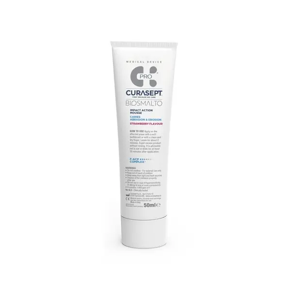 Curasept Pasta De Dinti Abrasione Biosmalto Mousse, 50 Ml
