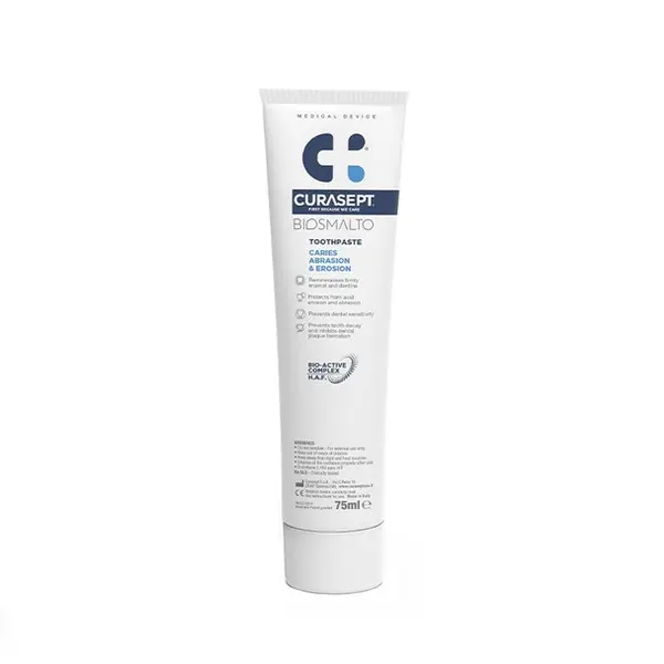 Curasept Pasta De Dinti Biosmalto Carie Abrasione, 75 Ml