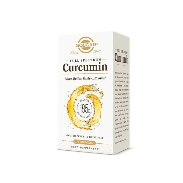 CURCUMIN FULL SPECTRUM 30 CAPSULE MOI, SOLGAR