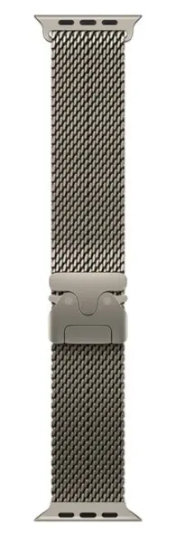 Curea Apple - Milanese Loop, Apple Watch, 49 mm, S, Natural Titanium