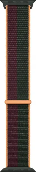Curea Apple Watch Sport Loop, 41mm, Dark Cherry Forest Green