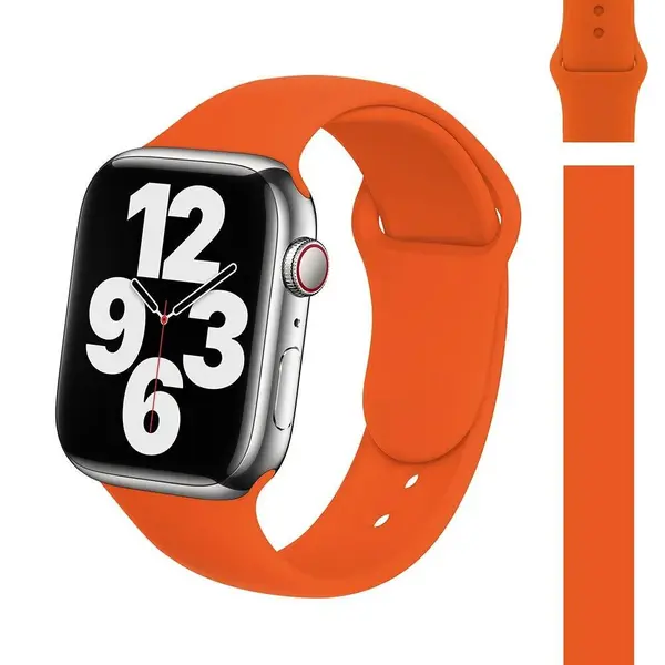 Curea ceas Silicon Orange - 42/44/45/49