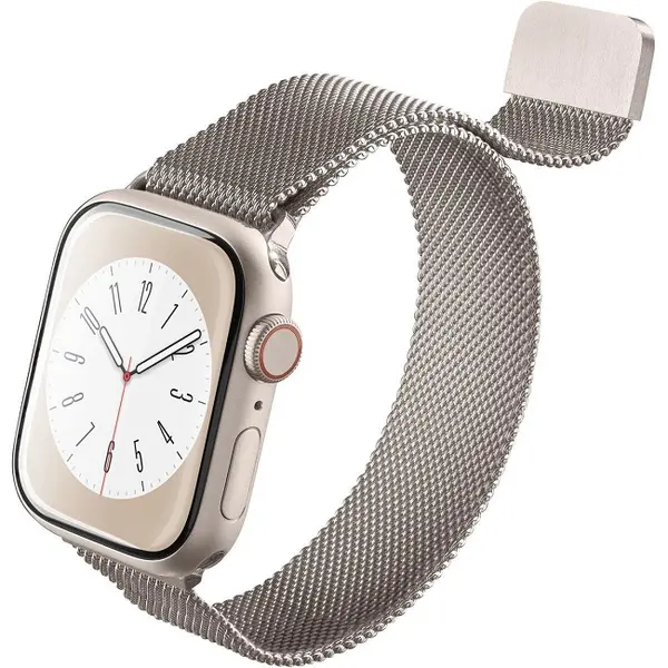 Curea Cellularline - Steel, Apple Watch, 38/40/41 mm, auriu