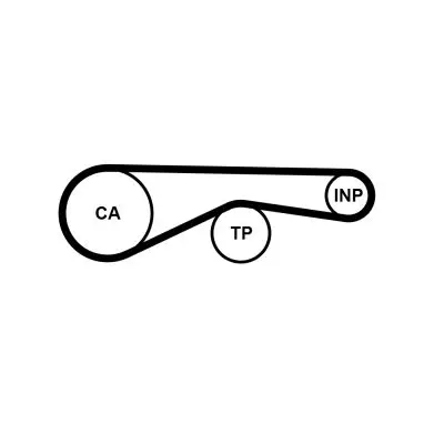 Curea de distributie CONTINENTAL CTAM CT1194