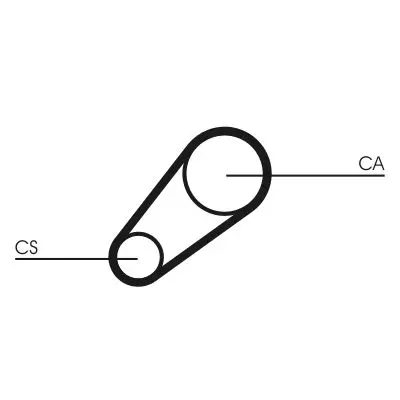 Curea de distributie CONTINENTAL CTAM CT648