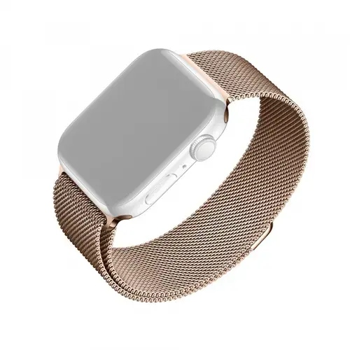 Curea Fixed Mesh pentru Apple Watch 42mm / 41mm / 40mm / 38mm Series, Roz