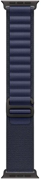 Curea pentru Apple - Alpine Loop L Black Titanium, Apple Watch, 49 mm, Navy