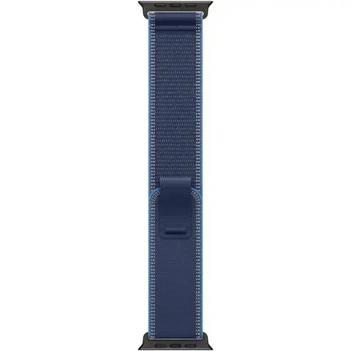 Curea pentru Apple Watch 49mm, Trail Loop - S/M - Black Titanium Finish (Albastru)