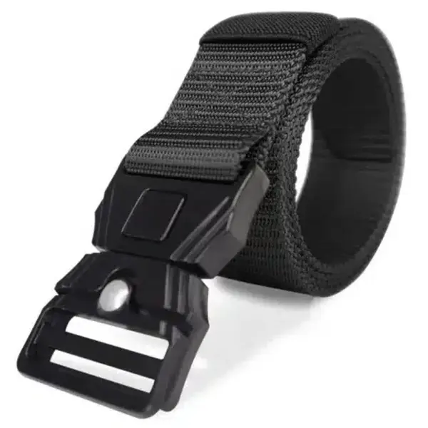 Curea pentru Drumetie, 1.25 m, Deblocare Rapida prin Buton, Negru, Z-tools