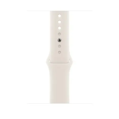 Curea Smartawtch Apple MXM73ZM/A pentru Watch 46mm, Sport Band, M/L (Alb)