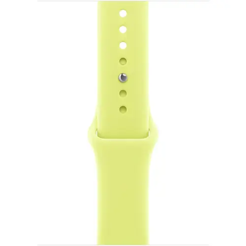 Curea Smartwatch Apple MFGV4ZM/A pentru Watch 46mm, Sport Band - S/M (Galben)