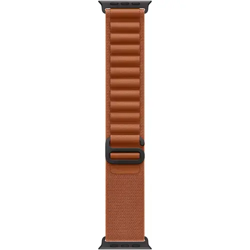Curea Smartwatch Apple MG9D4ZM/A pentru Watch 49mm, Alpine Loop - Small - Black Titanium Finish (Maro)