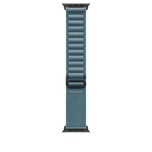 Curea Smartwatch Apple mg9k4zm/a pentru Watch 49mm, Alpine Loop, Small, Black Titanium Finish (Albastru)