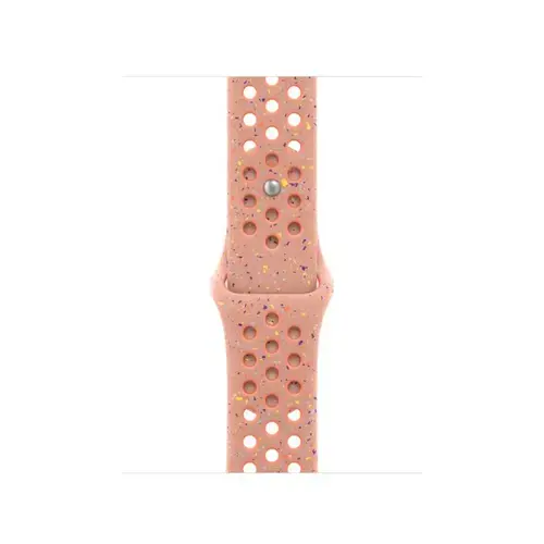 Curea Smartwatch Apple MGAU4ZM/A pentru Watch 42mm, Nike Sport Band, M/L (Roz)