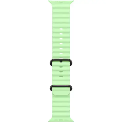 Curea Smartwatch Apple MGCL4ZM/A pentru Watch 49mm, Ocean Band, Black Titanium Finish (Verde deschis)