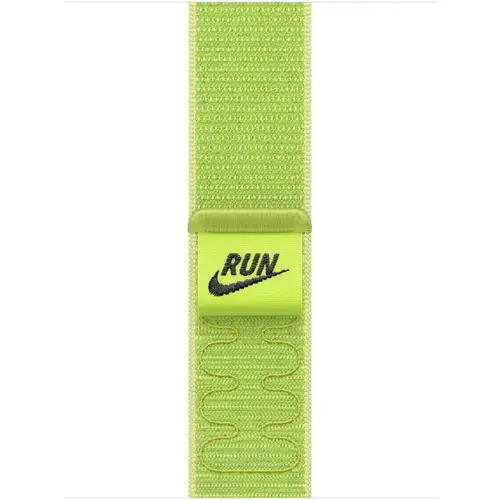Curea Smartwatch Apple MGCW4ZM/A pentru Watch 42mm, Nike Sport Loop, Volt Splash (Verde deschis)