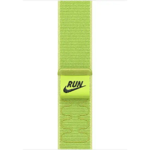 Curea Smartwatch Apple MGD24ZM/A pentru Watch 46mm, Nike Sport Loop (Verde deschis)