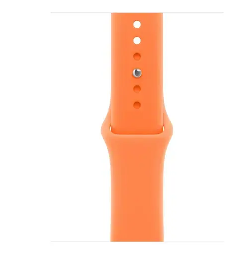 Curea Smartwatch Apple MHYD4ZM/A pentru Watch 42mm Band, Sport Band - S/M (Portocaliu)
