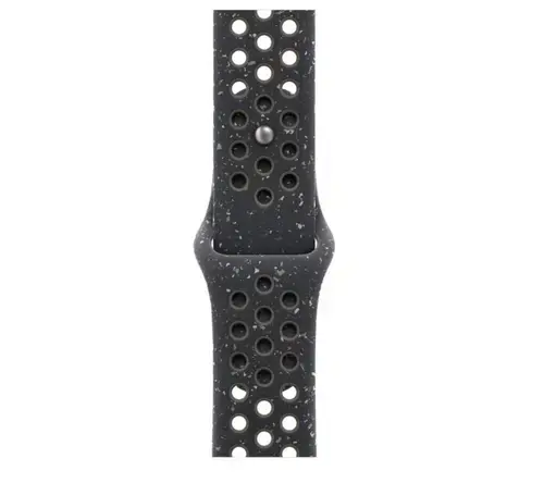 Curea Smartwatch Apple MUUP3ZM/A pentru Watch 41mm, Nike Sport Band, M/L (Negru/Alb)