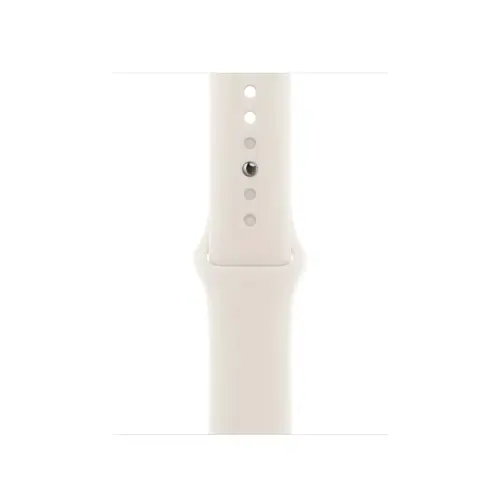 Curea Smartwatch Apple MXLL3ZM/A pentru Watch 42mm, Sport Band, S/M (Alb)