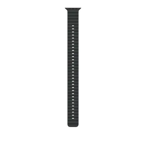 Curea Smartwatch Apple MXTM3ZM/A pentru Watch 49mm, Ocean Band Extension, Natural Titanium Finish (Negru)