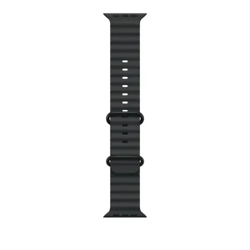 Curea Smartwatch Apple MYPD3ZM/A pentru Watch 49mm, Ocean Band, Black Titanium Finish (Negru)