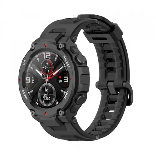 Curea Smartwatch Techsuit W067 pentru Amazfit T-Rex Pro / T-Rex (Negru)