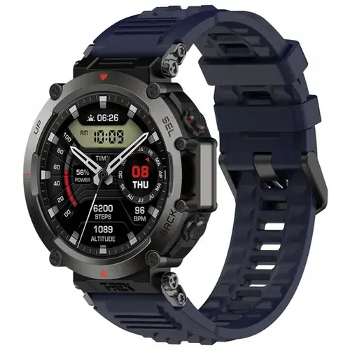 Curea Smartwatch Techsuit W067 pentru Amazfit T-Rex Ultra (Bleumarin)