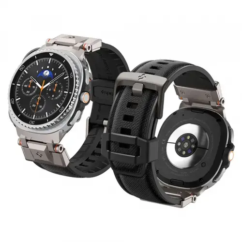 Curea Spigen AMP10118 DuraPro Armor pentru Samsung Galaxy Watch9 / Watch8 / Watch8 Classic Series, Gri