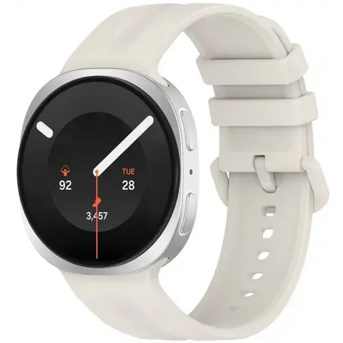 Curea Tech-Protect Silicone Evo pentru Samsung Galaxy Watch9 / Watch8 / Watch8 Classic Series, Bej