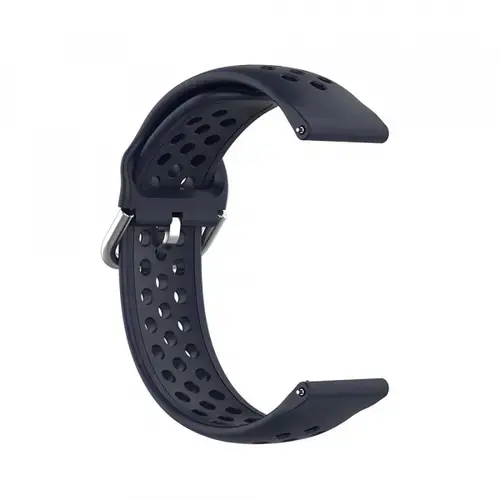 Curea Techsuit W004 pentru Samsung Galaxy Watch / Huawei Watch Series, 22mm, Albastru