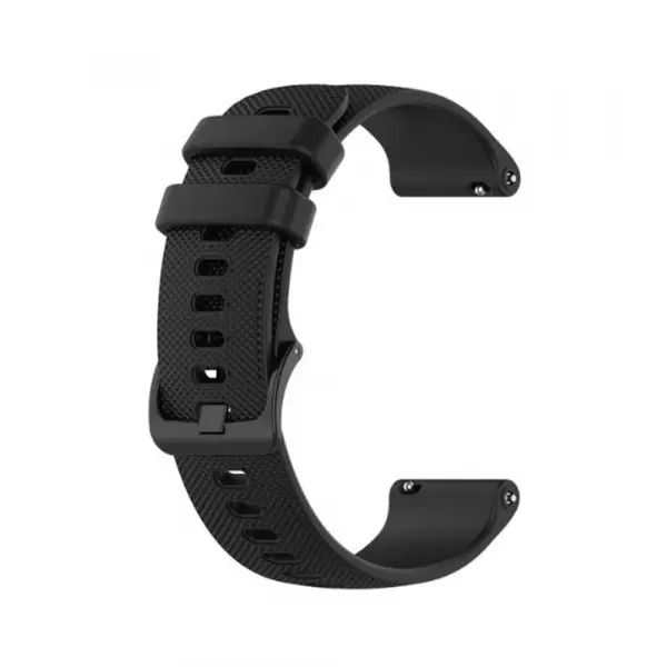Curea Techsuit W006 pentru Samsung Galaxy Watch / Huawei Watch Series, 22mm, Neagra