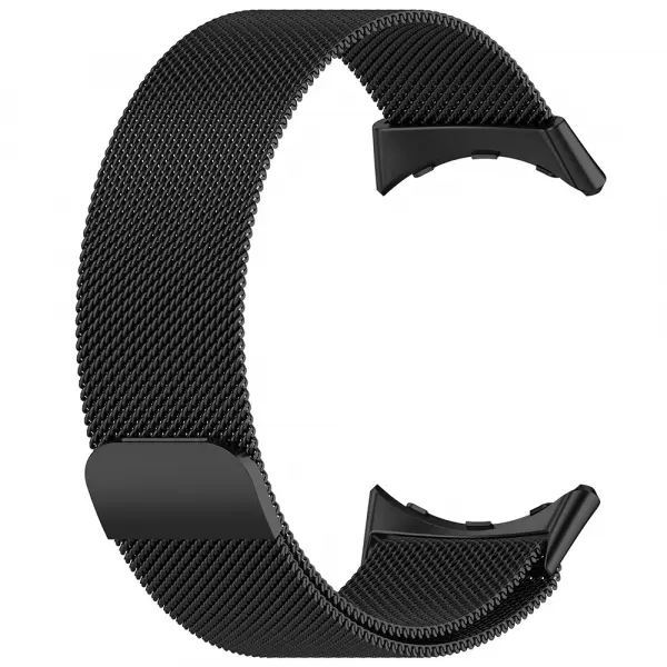 Curea Techsuit W009 pentru Google Pixel Watch 4 45mm, Neagra