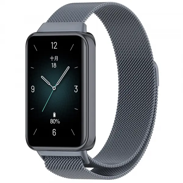 Curea Techsuit W009 pentru Honor Band 9, Albastra