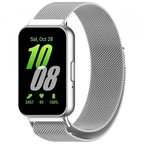 Curea Techsuit W009 pentru Samsung Galaxy Fit3 R39M, Argintie