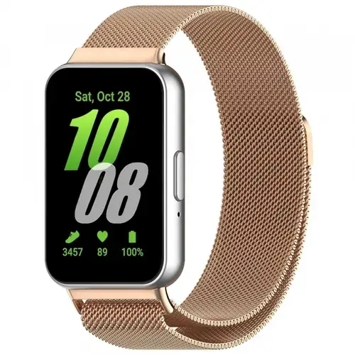 Curea Techsuit W009 pentru Samsung Galaxy Fit3 R39M, Roz Aurie
