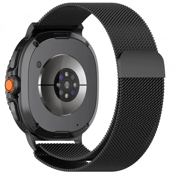 Curea Techsuit W009 pentru Samsung Galaxy Watch8 / Watch8 Classic Series, Neagra