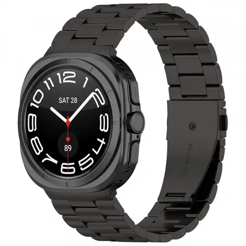 Curea Techsuit W010 pentru Samsung Galaxy Watch Ultra, Negru