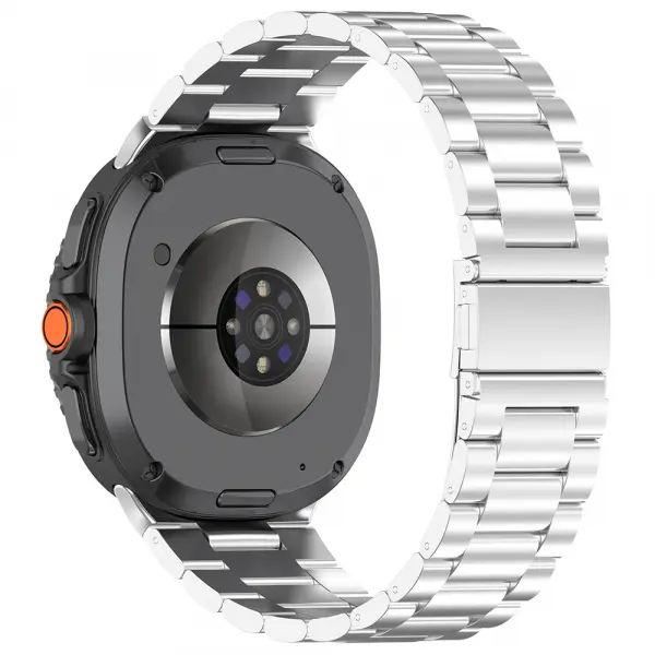 Curea Techsuit W010 pentru Samsung Galaxy Watch8 / Watch8 Classic Series, Argintie