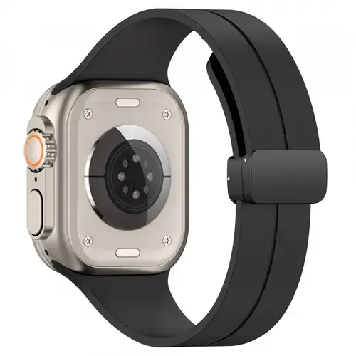 Curea Techsuit W011 pentru Apple Watch 49mm / 46mm / 45mm / 44mm / 42mm Series, Negru