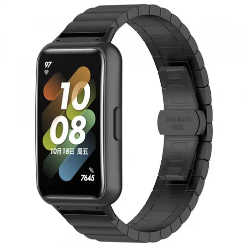 Curea Techsuit W012 pentru Garmin Instinct / Approach / Fenix Watch Series, 20mm, Negru