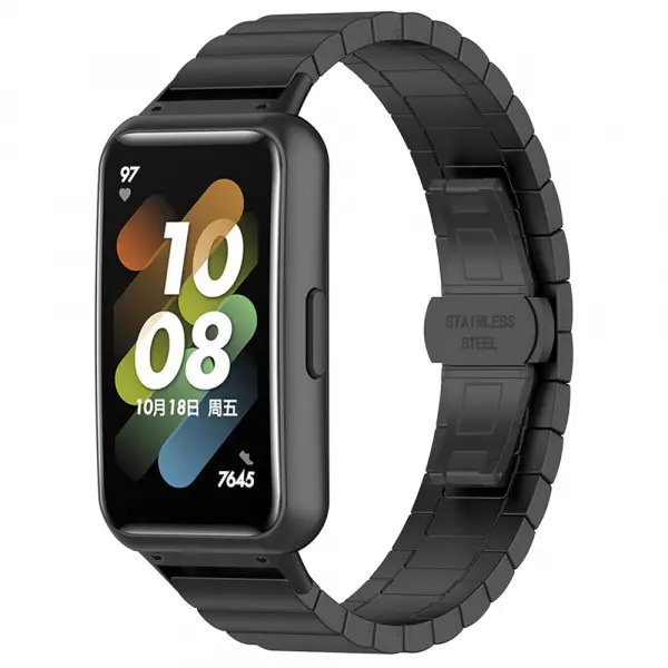 Curea Techsuit W012 pentru Garmin Watch Fenix / Forerunner Series, 22mm, Neagra